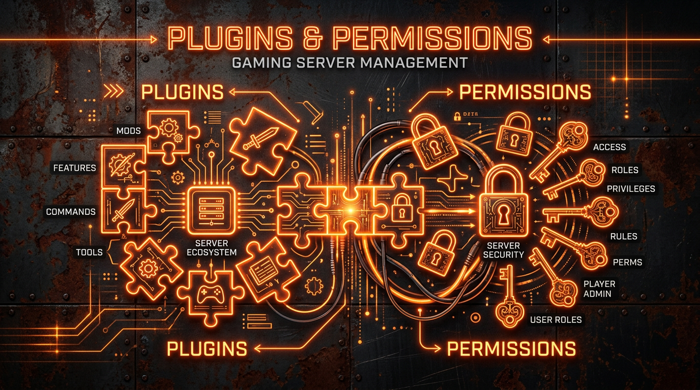 Plugins and permissions illustration